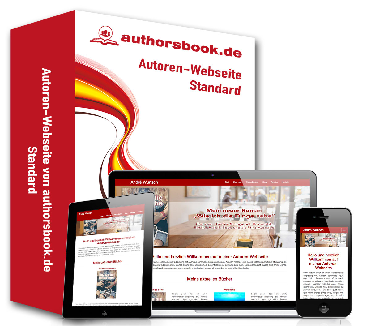 Autoren-Webseite Standard-Paket Autoren-Webseite Standard-Paket